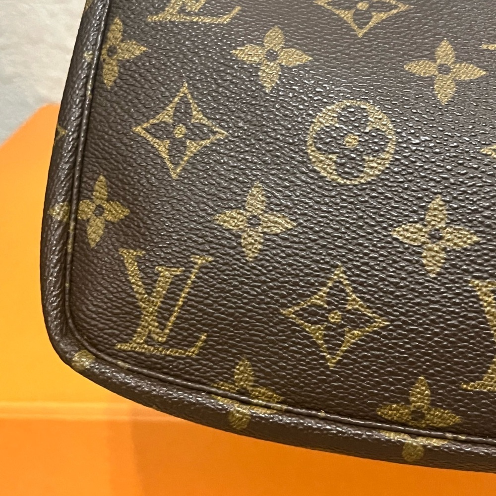 Louis Vuitton Brown Mini Monogram Bag with Gold Hardware - Picture 5 of 12